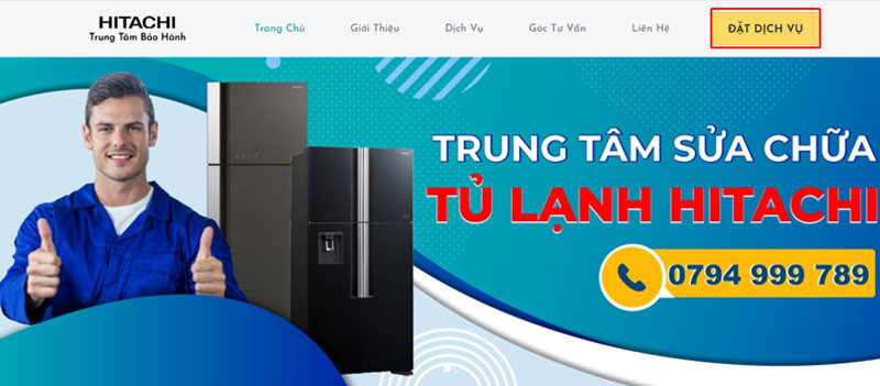 Gọi hotline hoặc truy cập website để đặt dịch vụ